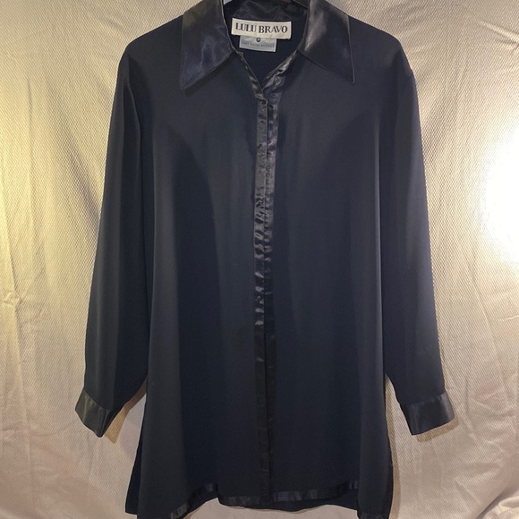 Vintage Lulu Bravo blouse (Saks Fifth Ave) - Sz L - Picture 1 of 5